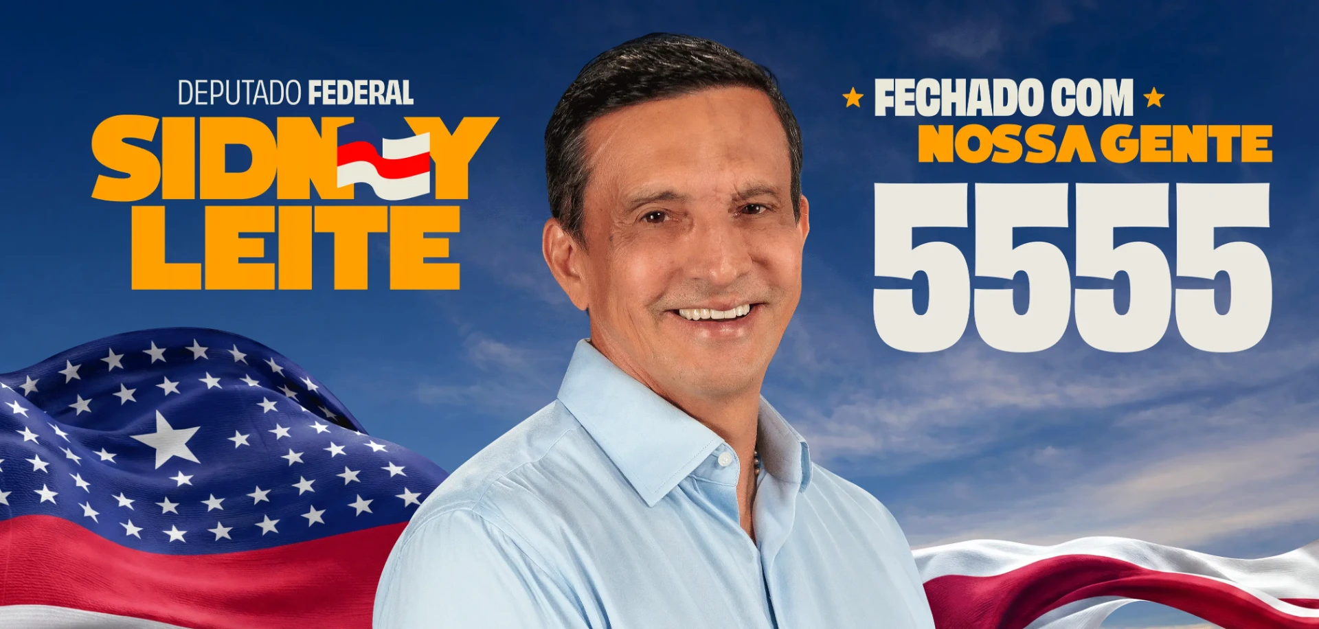Sidney Leite 5555 - Deputado Federal